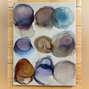 Original Abstract Alcohol Ink Canvas Art